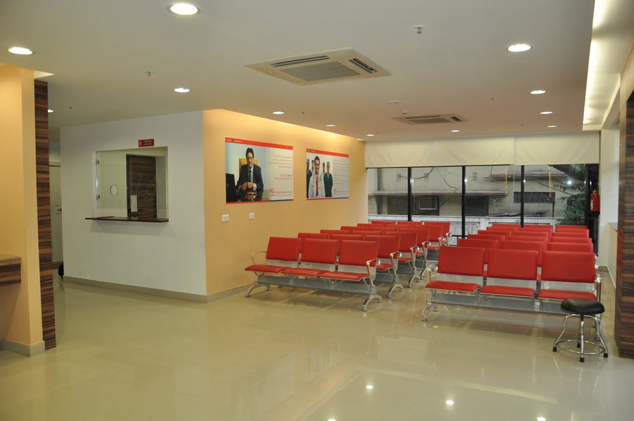 RGStone Urology and Laparoscopy Hospital reception